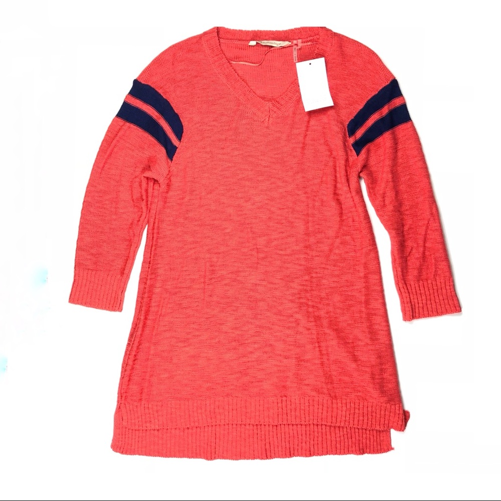 NEW Soft Surroundings Orange Tunic Sweater Size Petite Small NWT